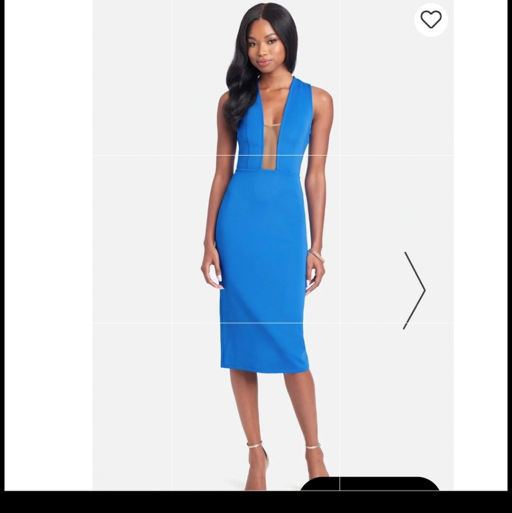 NWT Bebe Illuaion Mesh Dress